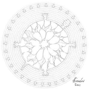 300x300 Turtle Shell Mixed Media Fine Art America - Turtle Shell Pattern Drawing