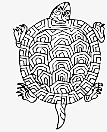 355x439 sketch turtle, sketch vector, turtle vector, chinese style png - Turtle Sketch Drawing