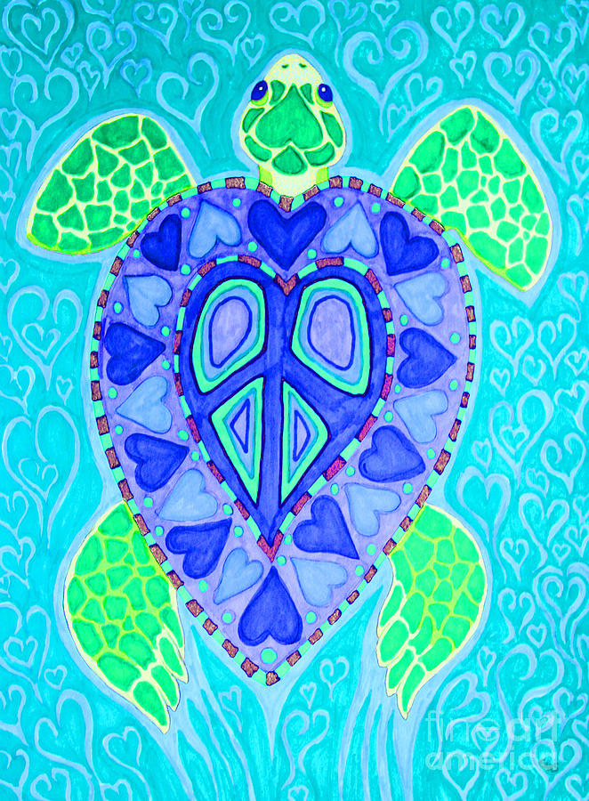 662x900 Sea Turtle Swim Drawing - Turtle Swimming Drawing