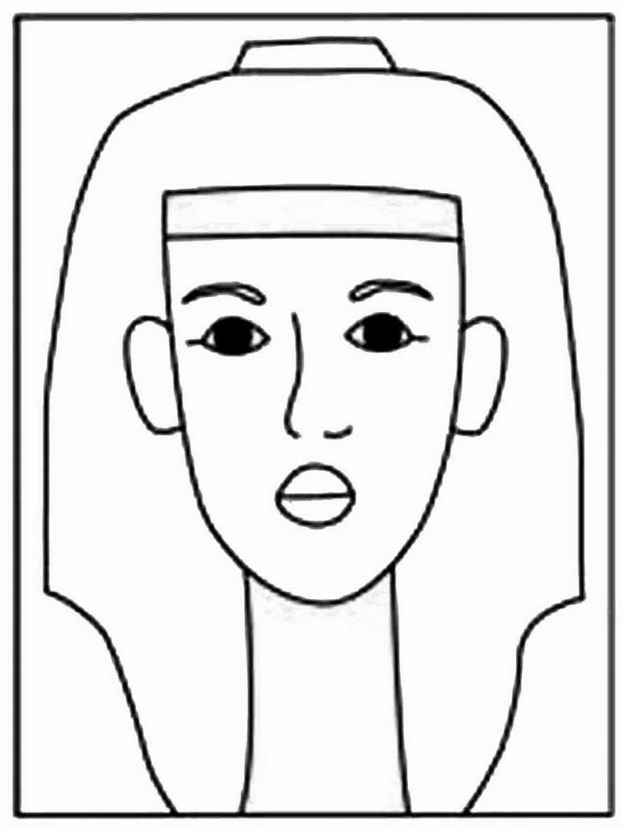 Маска Тутанхамона рисунок 5 класс