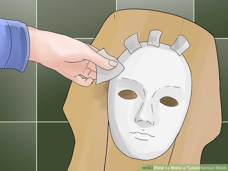 728x546 How To Make A Tutankhamun Mask - Tutankhamun Mask Drawing