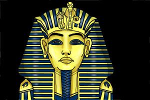 300x200 How To Draw Tutankhamun's Mask - Tutankhamun Mask Drawing