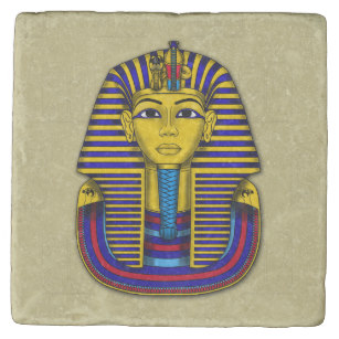 307x307 King Tut Drink Beverage Coasters Zazzle - Tutankhamun Mask Drawing