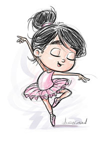 212x300 Tutu Drawings Fine Art America - Tutu Drawing