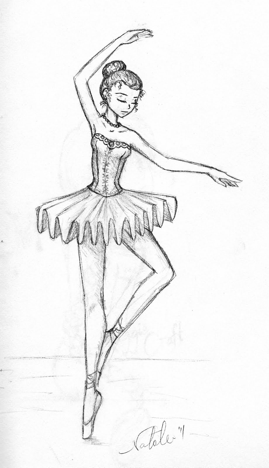 920x1600 Between Fact And Fiction Weekend Sketch - Tutu Drawing