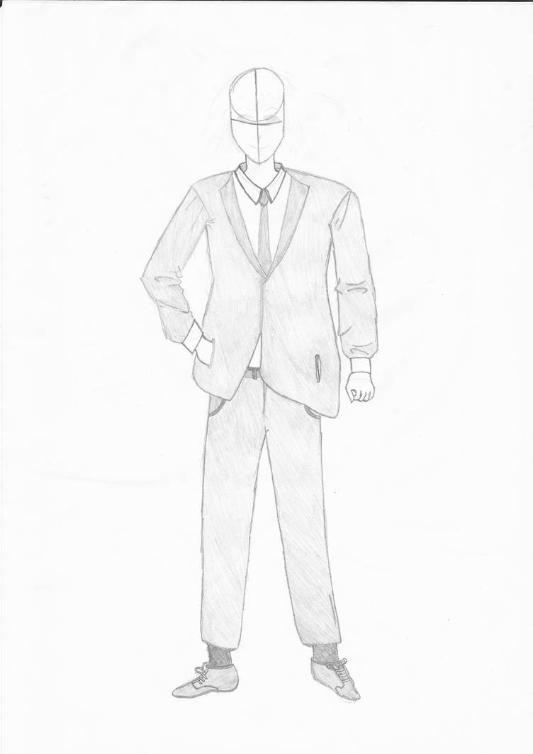 752x1063 tuxedo drawing - Tuxedo Drawing