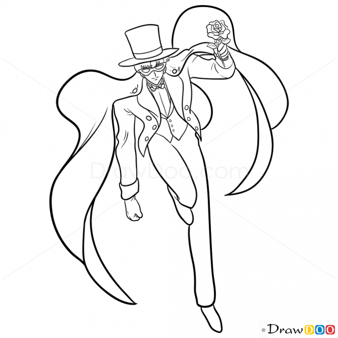 Tuxedo Outline Drawing at PaintingValley.com | Explore collection of