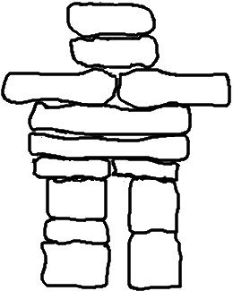 260x325 tux paint - Tuxedo Outline Drawing
