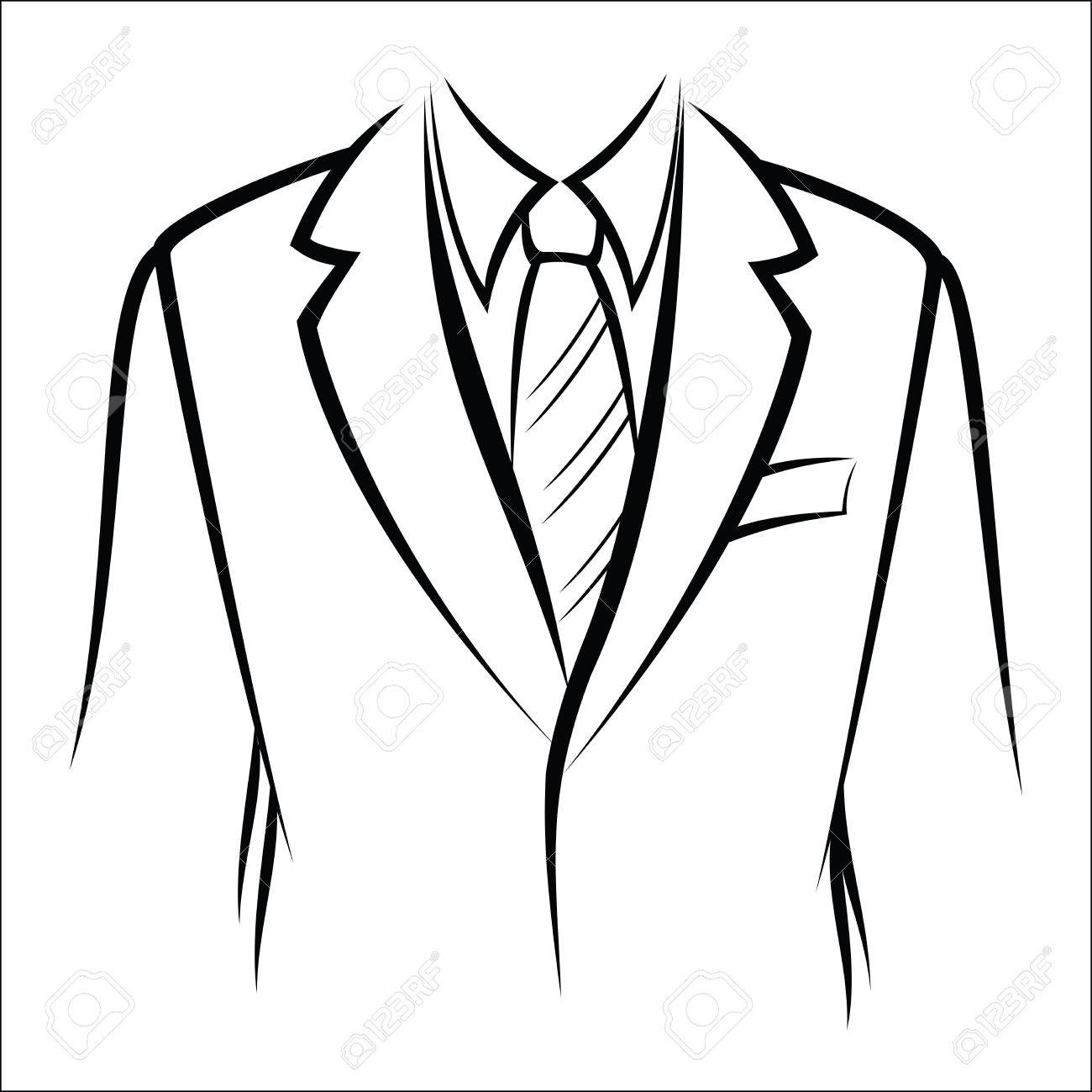 Tuxedo Outline Drawing at Explore collection of