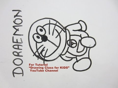 480x360 how to draw easy doraemon tv cartoon step - Tv Cartoon Drawing