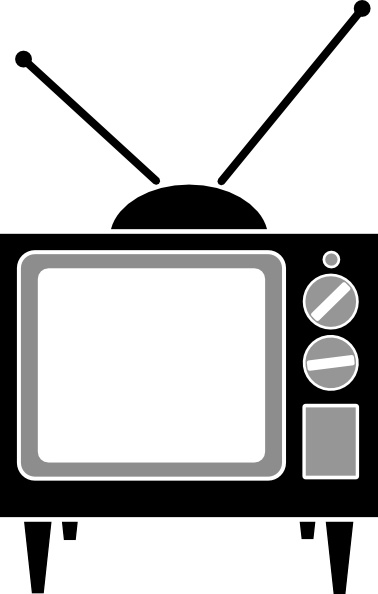 378x594 television antenna clip art free vector in open office drawing - Tv Drawing