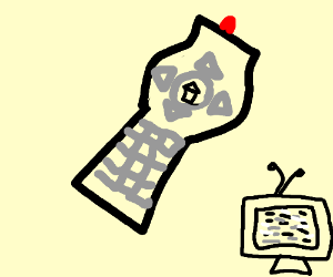 300x250 Tv Remote Drawing - Tv Remote Drawing
