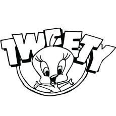 230x230 top free printable tweety bird coloring pages online - Tweety Bird Drawing
