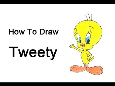 480x360 how to draw tweety - Tweety Drawing