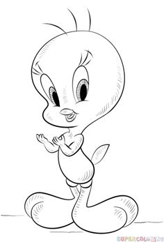236x347 tweety bird drawings, disney - Tweety Drawing