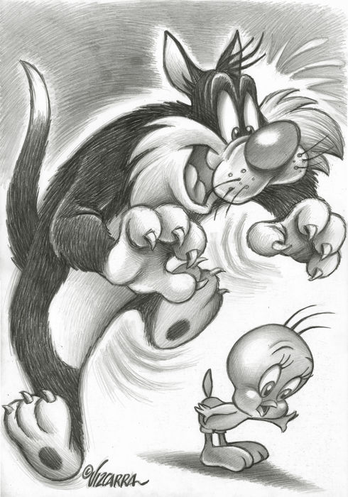 Tweety Drawing At Paintingvalley Com Explore Collection Of