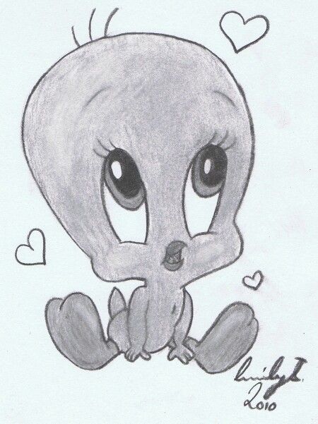 450x601 cute tweety art in drawings, cartoon drawings - Tweety Drawing