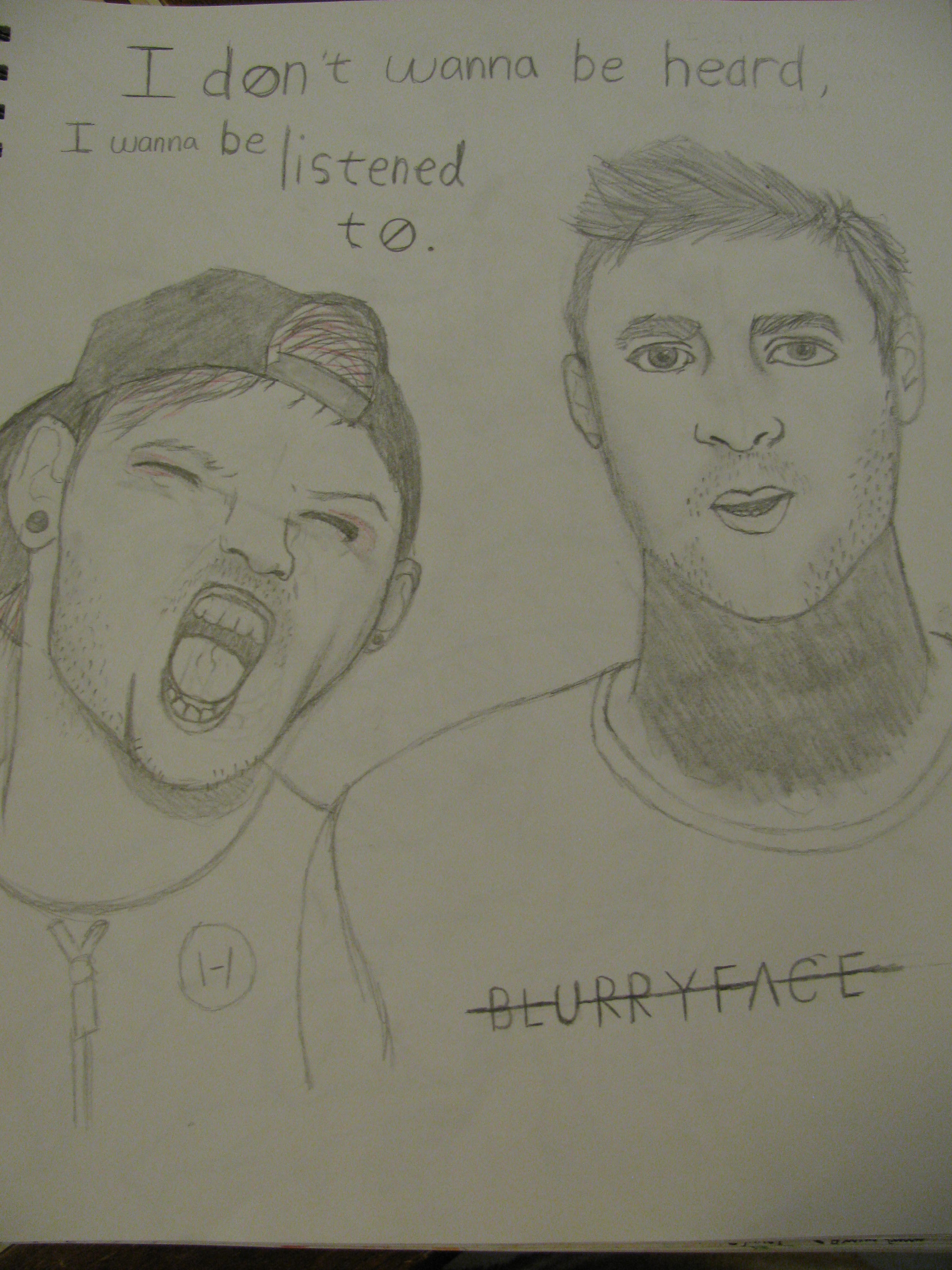 2592x3456 Twenty One Pilots Drawing - Twenty One Pilots Drawing