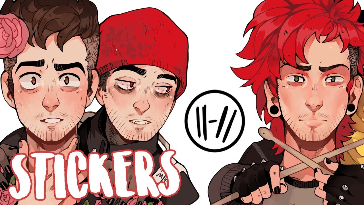 1280x720 Twenty One Pilots Stickers - Twenty One Pilots Drawing