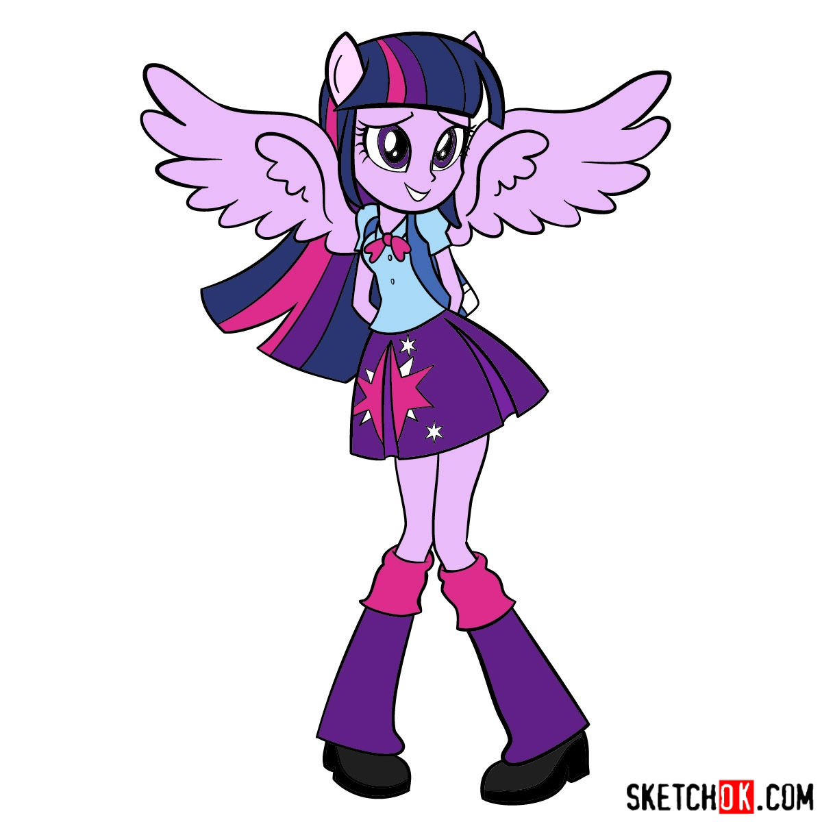 1200x1200 How To Draw Twilight Sparkle Equestria - Twilight Sparkle Drawing