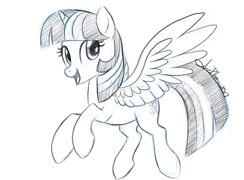 800x590 mlp twilight sparkle drawing twilight sparkle my - Twilight Sparkle Drawing