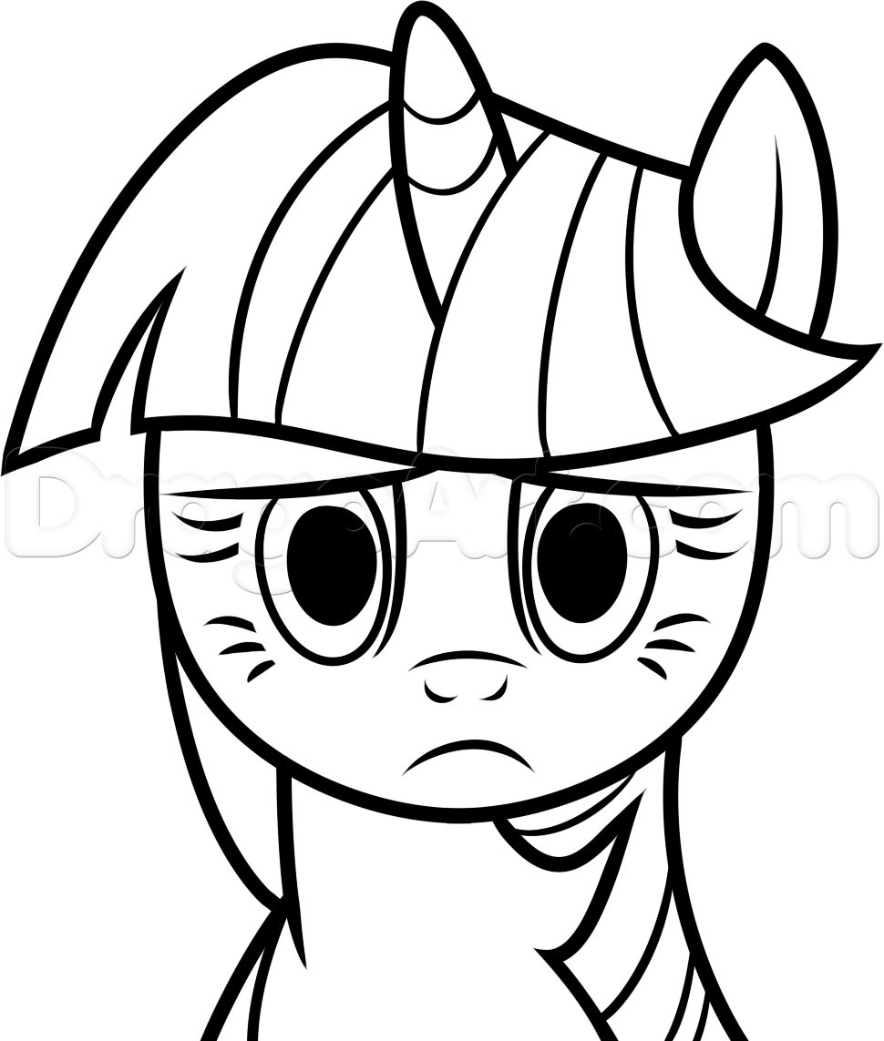 970x1143 How To Draw Dark Twilight Sparkle, Step - Twilight Sparkle Drawing