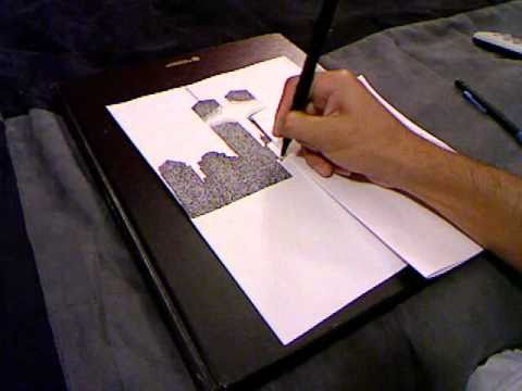 480x360 twin towers drawing - Twin Towers Drawing