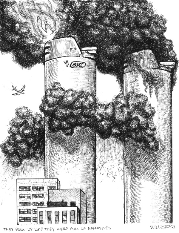 600x780 will story - Twin Towers Drawing