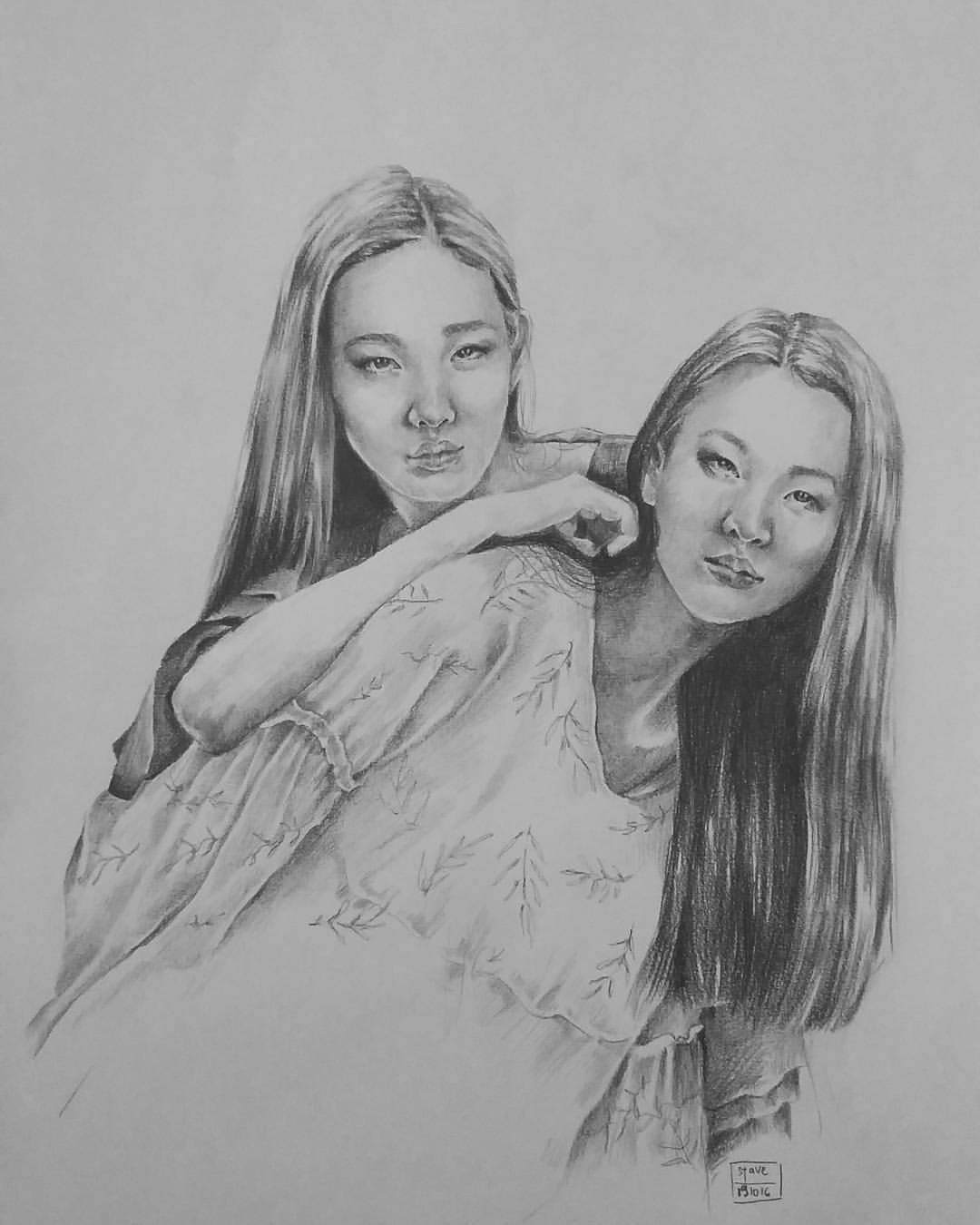 Twins Drawing at Explore collection of Twins Drawing