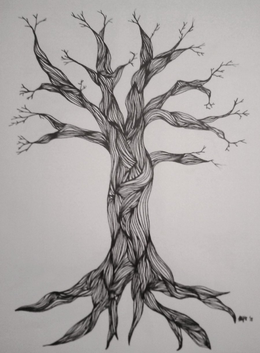 900x1223 Twisted Drawing Twisted Tree Trunk For Free Download - Twisted Tree Drawing