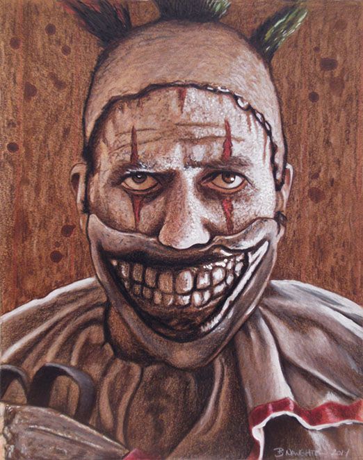 522x662 Twisty The Clown - Twisty The Clown Drawing