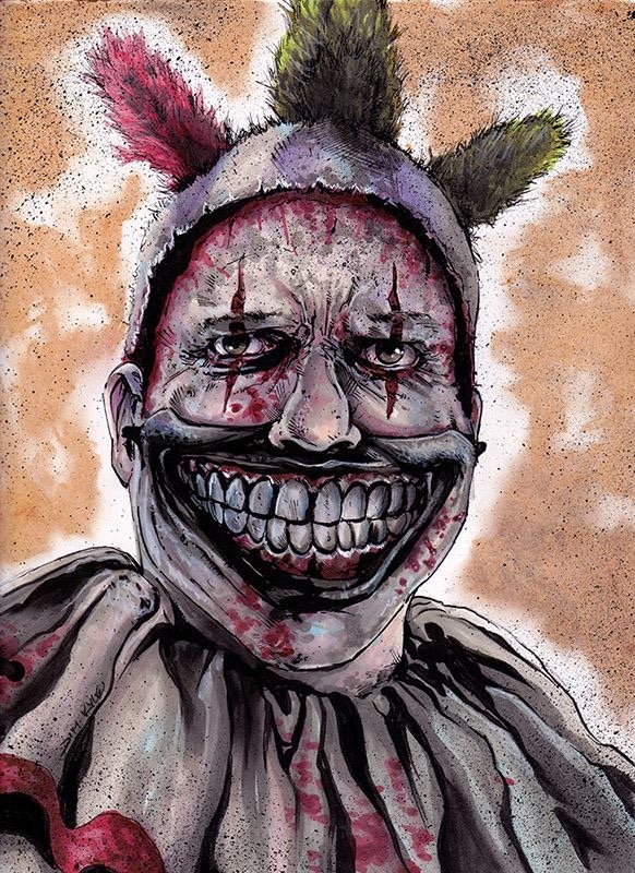 582x800 Twisty The Clown, In Kevin's Gallery's Kevin's Galleries Comic Art - Twisty The Clown Drawing