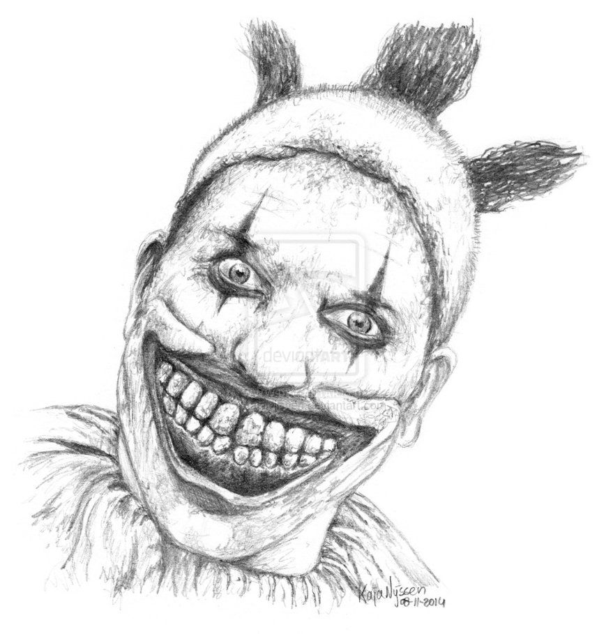879x909 Twisty The Clown - Twisty The Clown Drawing