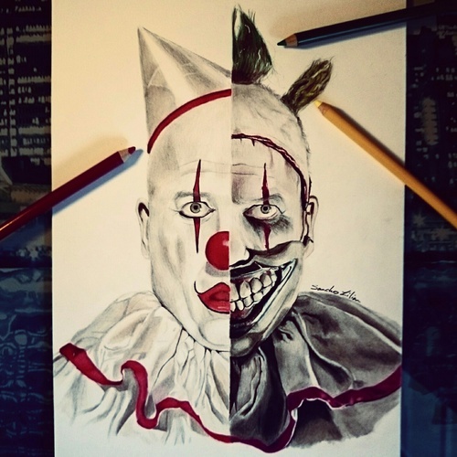 500x500 Drawing Of Twisty Beforeafter Discovered - Twisty The Clown Drawing
