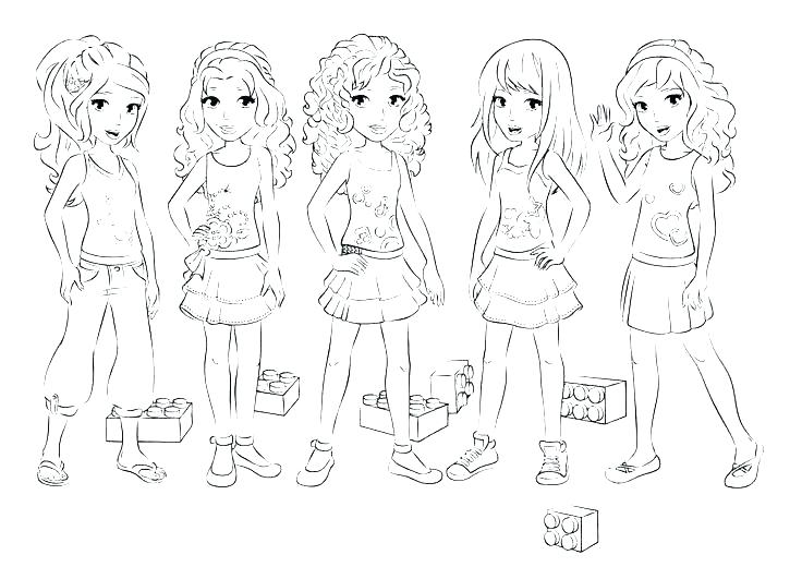 736x531 Best Friends Coloring Pages - Two Best Friends Drawing