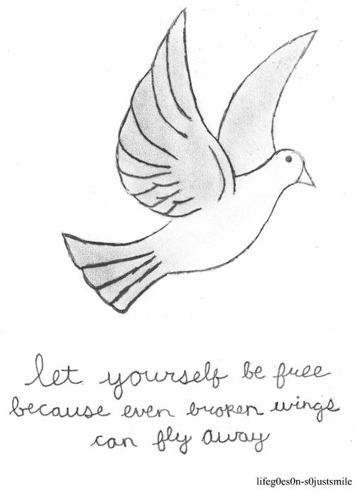 500x693 image gallery for two birds flying drawing izzaks pins be - Two Birds Drawing