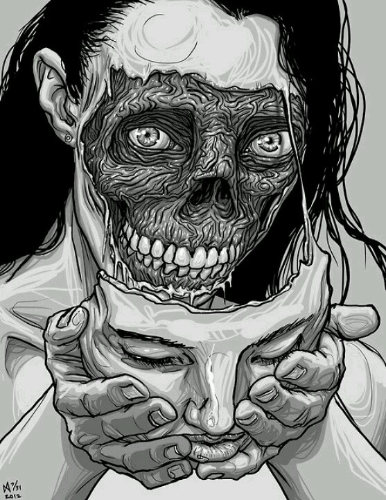 Two Face Drawing
