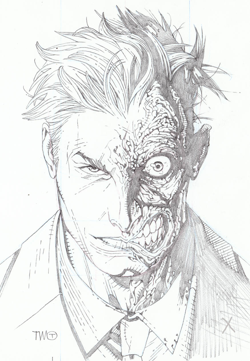 875x1265 Coins Drawing Two Face For Free Download - Two Face Drawing