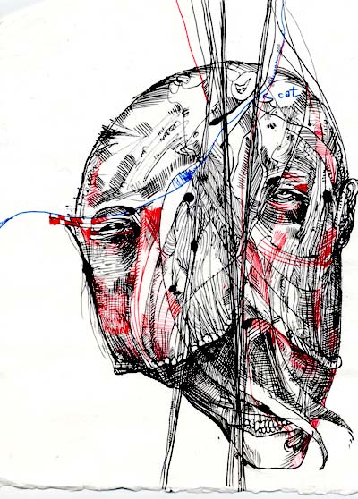 400x558 Two Face Drawings For Matt Michael Herring - Two Face Drawing