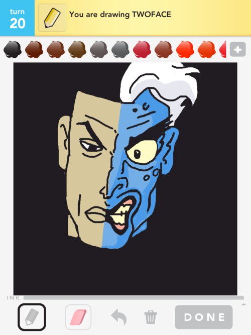 500x667 Twoface Drawings - Two Face Drawing