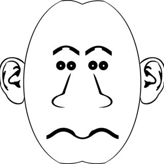 320x320 One Face Or Two - Two Faces In One Drawing