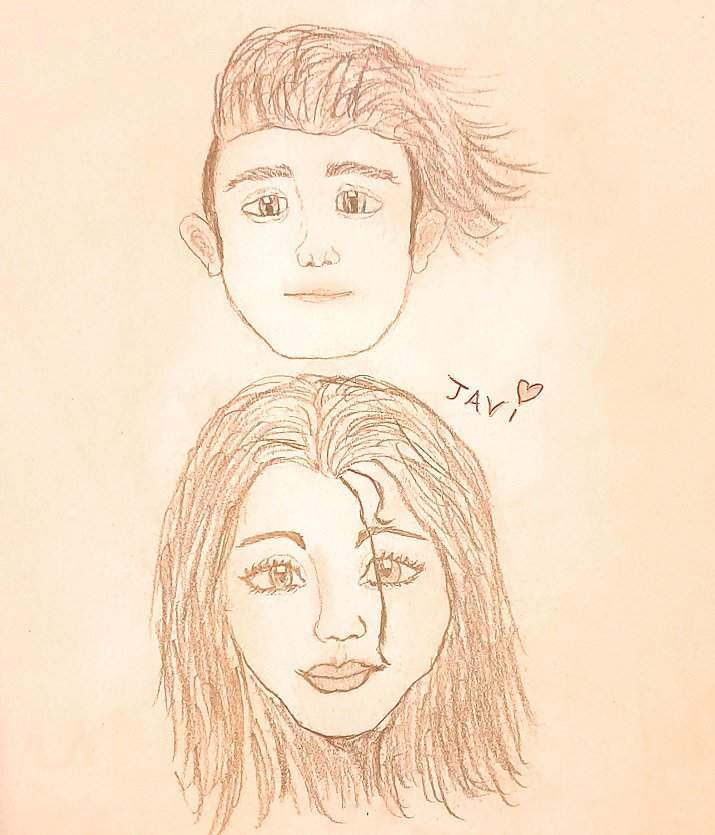 715x835 Faces From The Amino - Two Faces In One Drawing