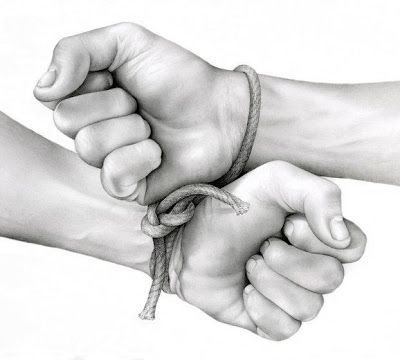 400x360 Two Hands Tied Together Pencil Drawings Pencil Drawing Art Art - Two Hands Drawing