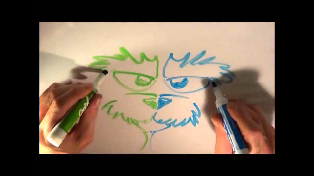 1280x720 Drawing With Two Hands - Two Hands Drawing