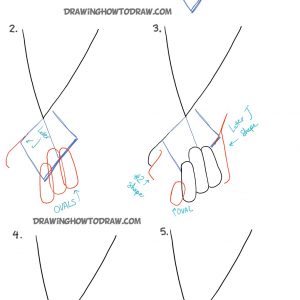 300x300 How To Draw Two Hands Holding Each Other Step - Two Hands Drawing Each Other