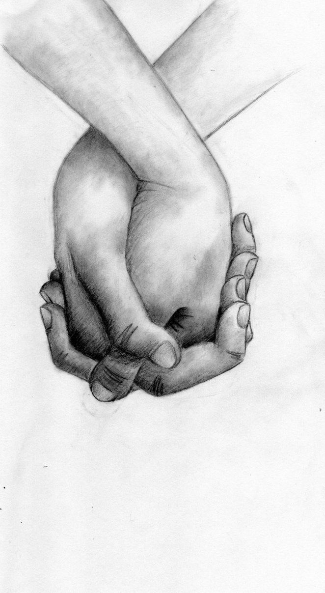 662x1207 lovers holding hands holding hands - Two Hands Drawing Each Other