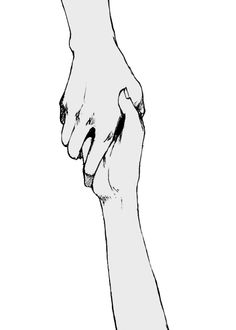 236x330 Sketch Illustration Of Two Hands Holding Each Other Strongly - Two Hands Drawing Each Other