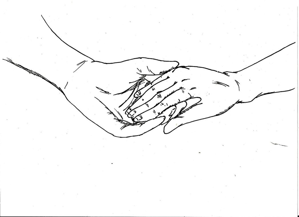 How To Draw Holding Hands Holding Hands Drawing Drawi - vrogue.co