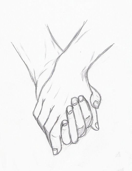 541x700 work, work, work drawings, art, art - Two Hands Holding Drawing