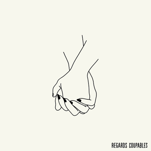 500x500 a regards coupables outline of two hands holding hands - Two Hands Holding Drawing